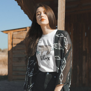 Camiseta Sloth dice Relax