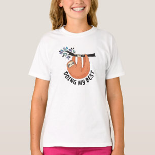 Camiseta Sloth Doing My Best