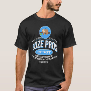 Camiseta Sloth Doze Pros Registro Polisomnográfico Tech R