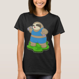 Camiseta Sloth Fitness Dumbbell