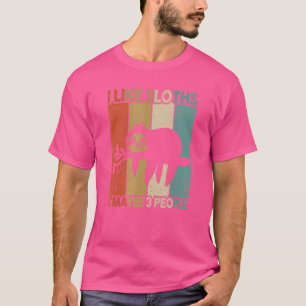 Camiseta Sloth For Kids Hombres Hombres Mujeres Calor Vinta
