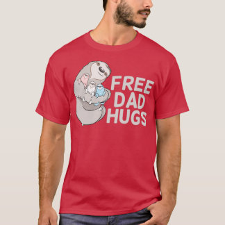 Camiseta Sloth Free Dad Hugs Trans Pride