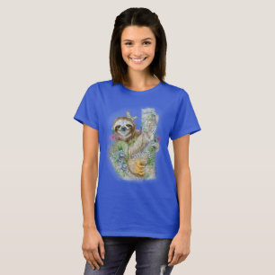 Camiseta Sloth Garden