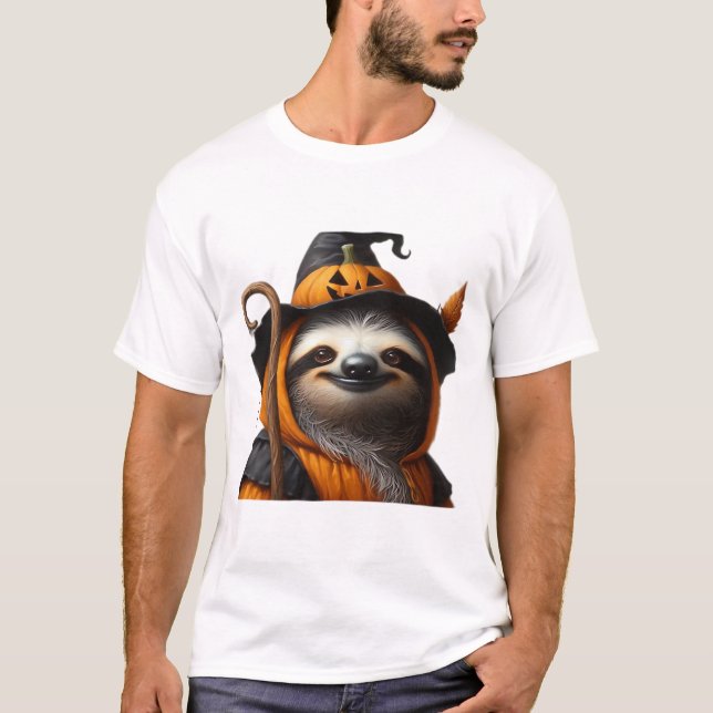 Camiseta Sloth Halloween Classic T-Shirt (Anverso)