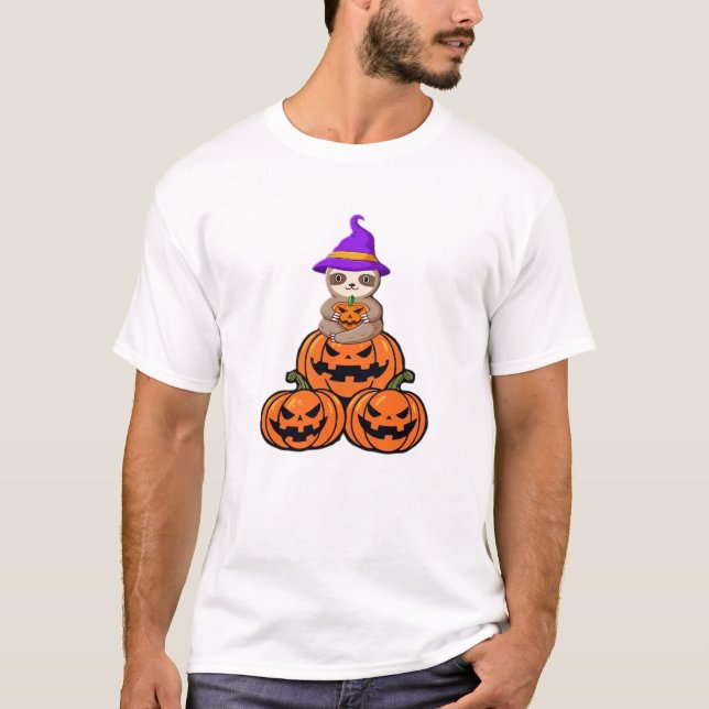 Camiseta Sloth Halloween Premium (Anverso)