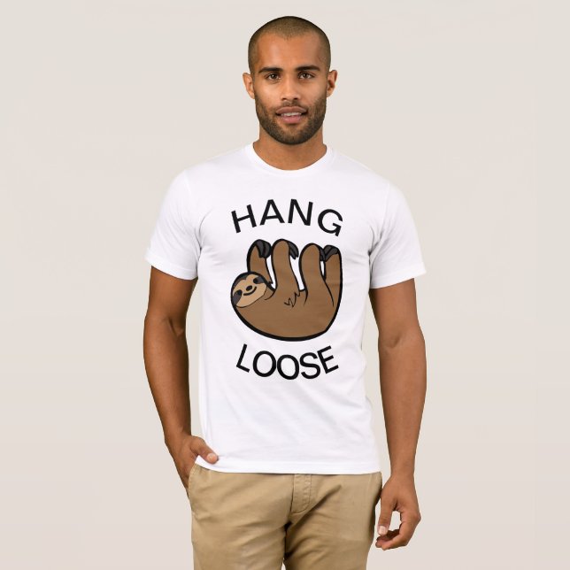 Camiseta Sloth Hang Loose (Anverso completo)