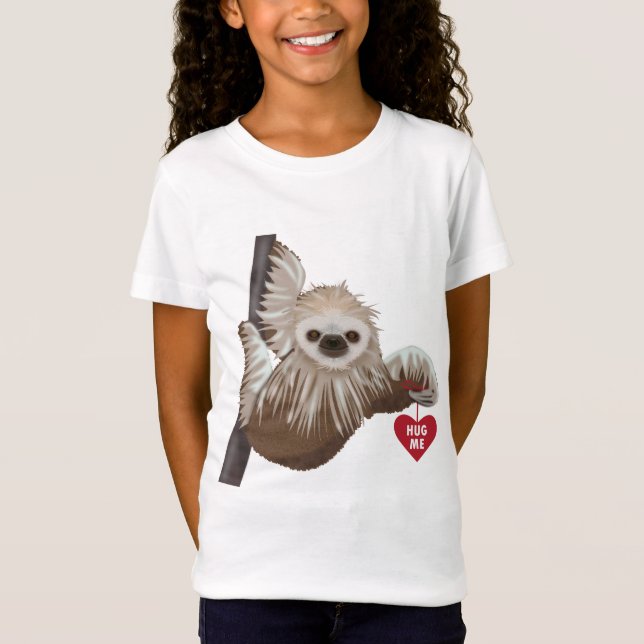 Camiseta Sloth Hug Me Shirt (Anverso)