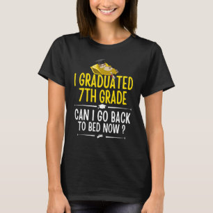Camiseta Sloth I Graduado 7º Grado Puedo Volver A La Cama S