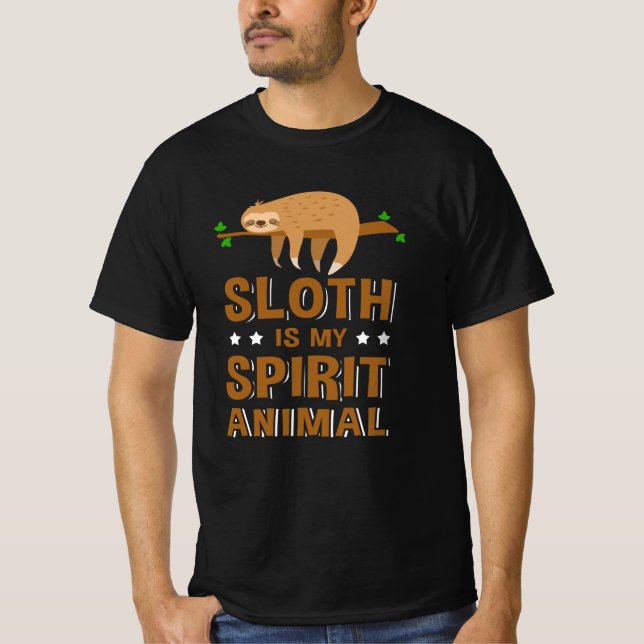 Camiseta Sloth is my Spirit Animal Slots (Anverso)