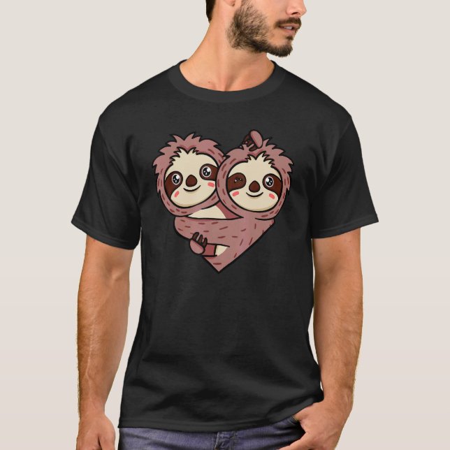 Camiseta Sloth Lazy Hug Animal Zookeeper Wild Tree (Anverso)