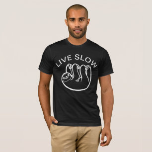 Camiseta Sloth Live Slow