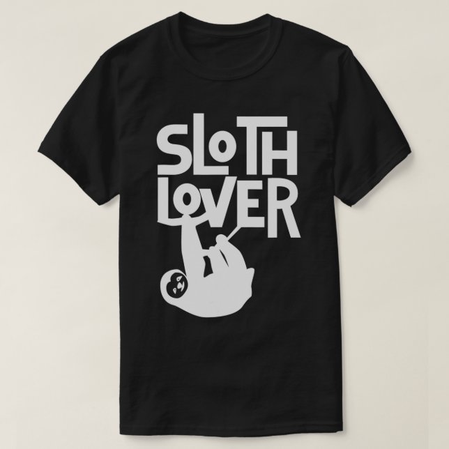 Camiseta Sloth Lover Sloths Lazy  (Diseño del anverso)