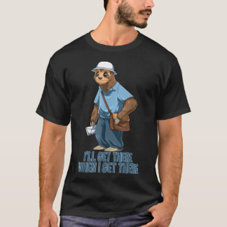 Camiseta Sloth Mailman - Trabajo Postal Gracioso Y Rudo Mai