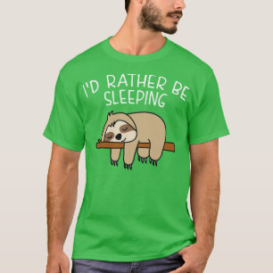 Camiseta Sloth Mask Id Antes Que Estar Dormiendo