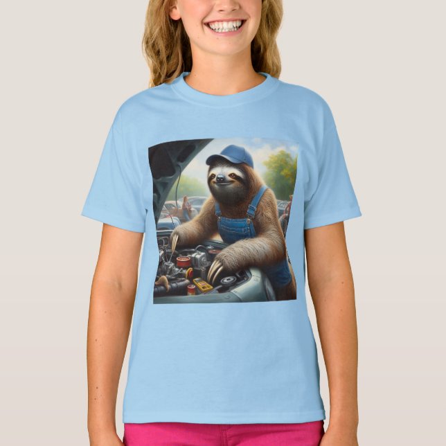 Camiseta Sloth Mechanic (Anverso)