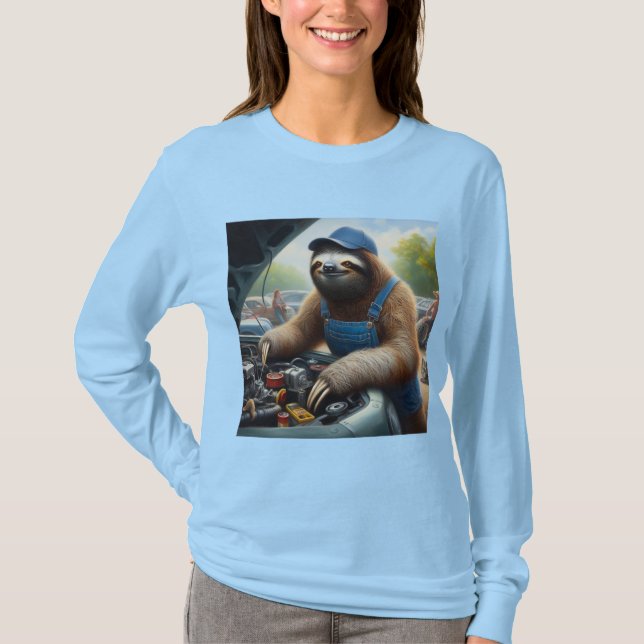 Camiseta Sloth Mechanic (Anverso)