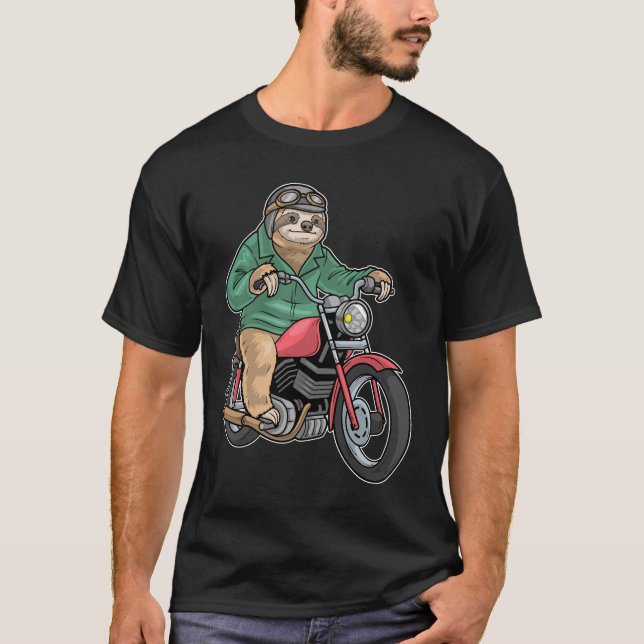 Camiseta Sloth Motorcycle (Anverso)
