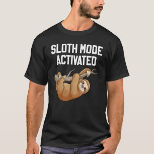 Camiseta Sloth Move Activth Pun Lazy Sloth Animal