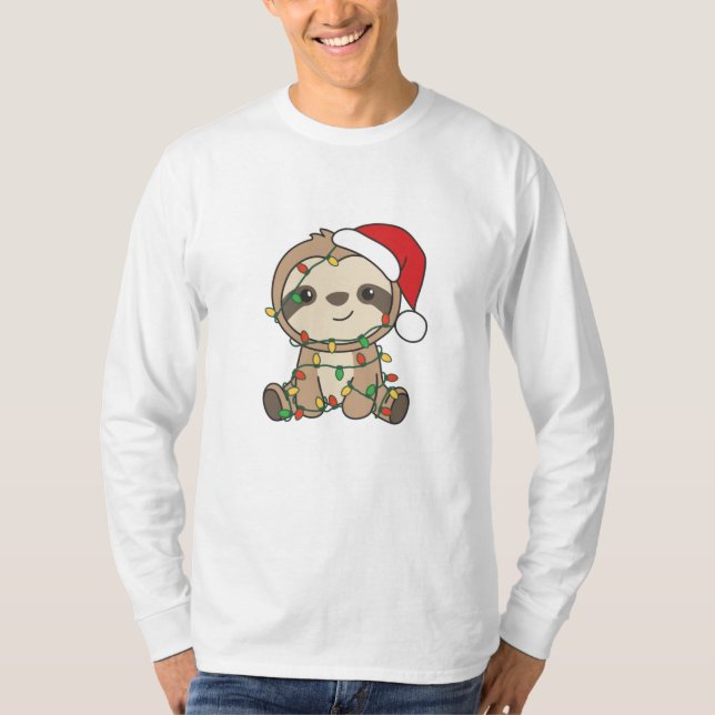Camiseta Sloth Navidades Winter Animals Sloths (Anverso)