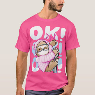 Camiseta Sloth Niño Bebé Baile Ok 1 De Rave De Esquí