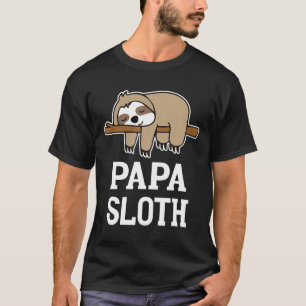 Camiseta Sloth On Tree Papa Sloth Papá Papá Padre D