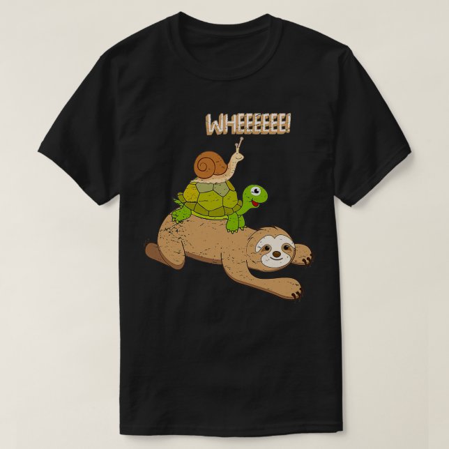 Camiseta Sloth Pictures Turtle Decor Snail (Diseño del anverso)