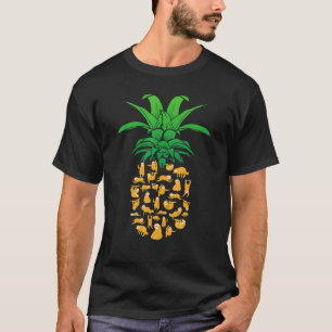 Camiseta Sloth Pineapple Hawaii Beach Slots Para Hombres Mu