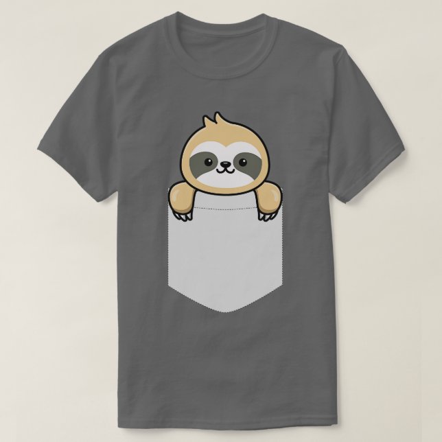 Camiseta Sloth Pocket (Diseño del anverso)