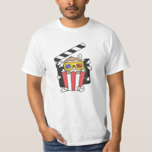 Camiseta Sloth Popcorn Time Animales divertidos comiendo pe