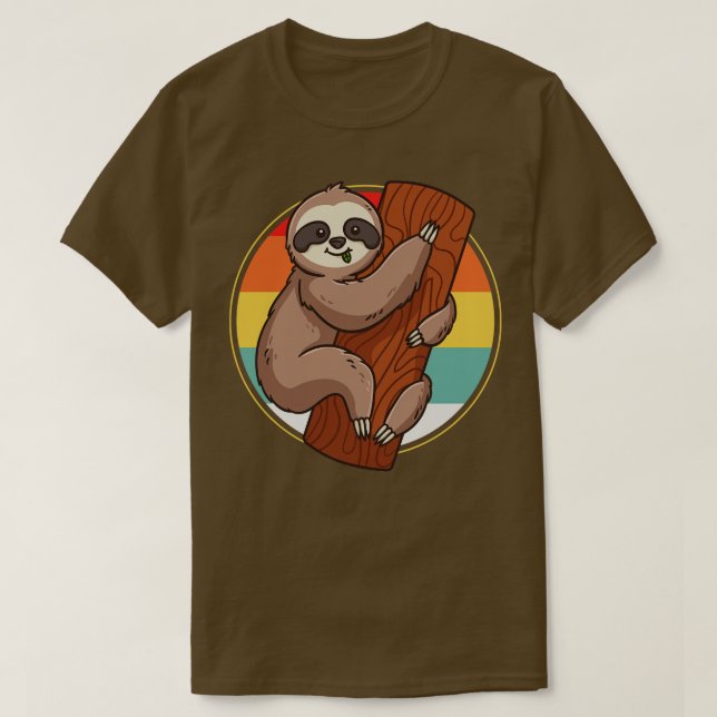 Camiseta Sloth Retro (Diseño del anverso)