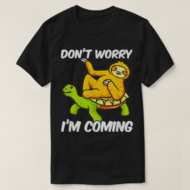 Camiseta Sloth Riding Turtle Tortoise For Women Men Sloth L (Diseño del anverso)