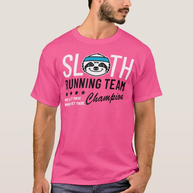 Camiseta Sloth Running Team Champion (Anverso)