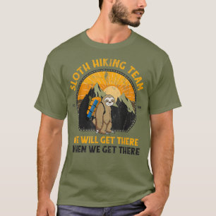 Camiseta Sloth Senderismo Equipo de camiseta