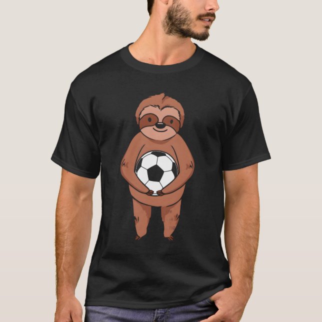 Camiseta Sloth Soccer Ball Goalkeeper Goalie (Anverso)
