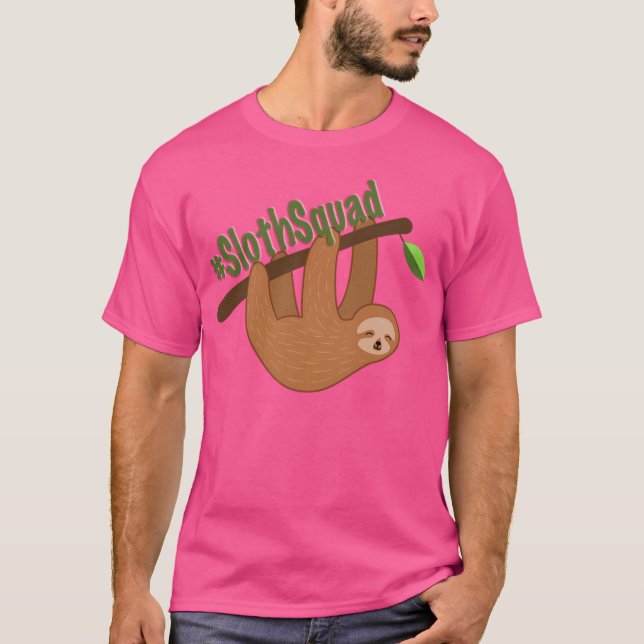 Camiseta Sloth Squad (Anverso)