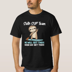 Camiseta Sloth SUP Team Paddling Gratis