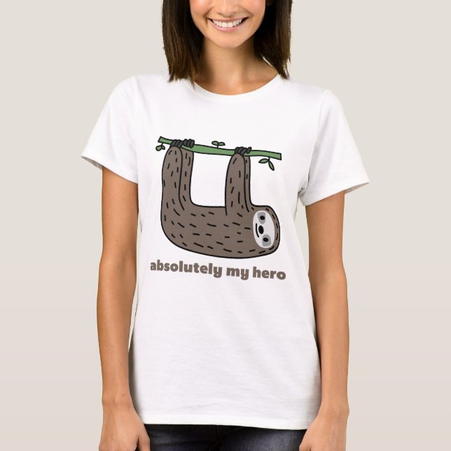 Camiseta Sloth the Hero (Anverso)