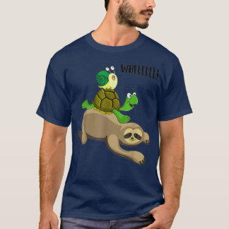 Camiseta Sloth Turtle Snail Funny Running Team Gift T