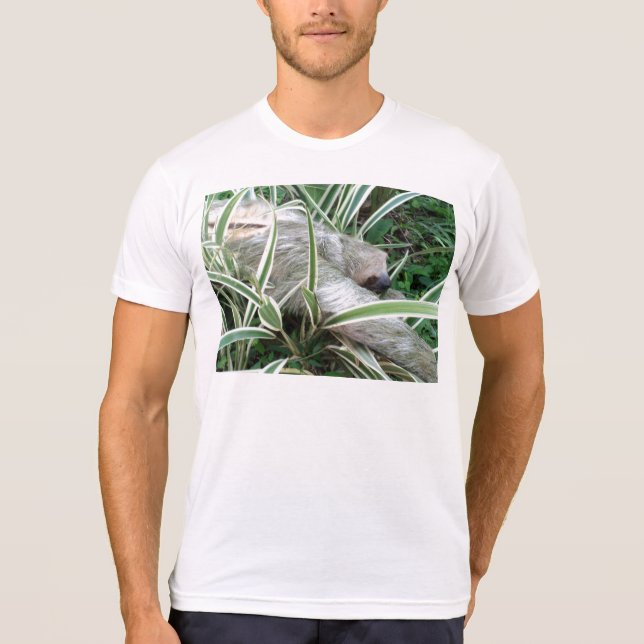 Camiseta sloth with stylized back pix (Anverso)