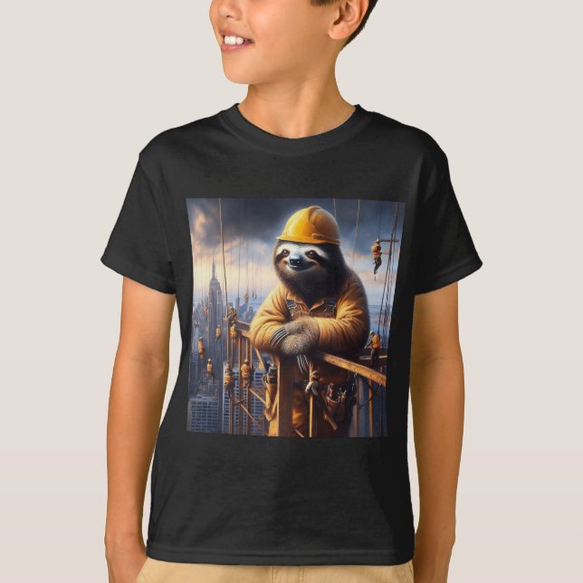 Camiseta Sloth Working the High Steel (Anverso)