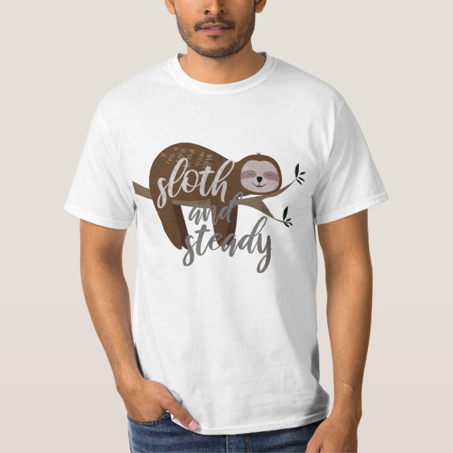 Camiseta Sloth y Steady (Anverso)