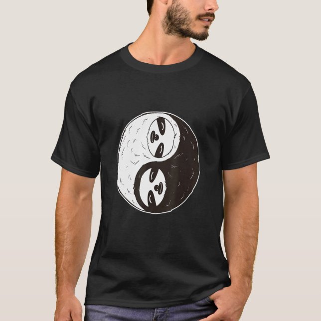 Camiseta Sloth Yin Yang (Anverso)