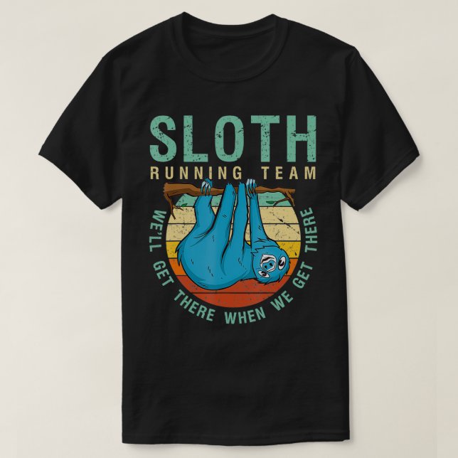 Camiseta SlothLove funny Marathon Runner (Diseño del anverso)
