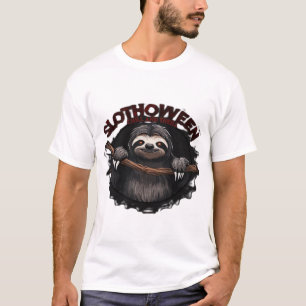 Camiseta Slothoween Chill And Thrill - Clásico Sloth Espelu
