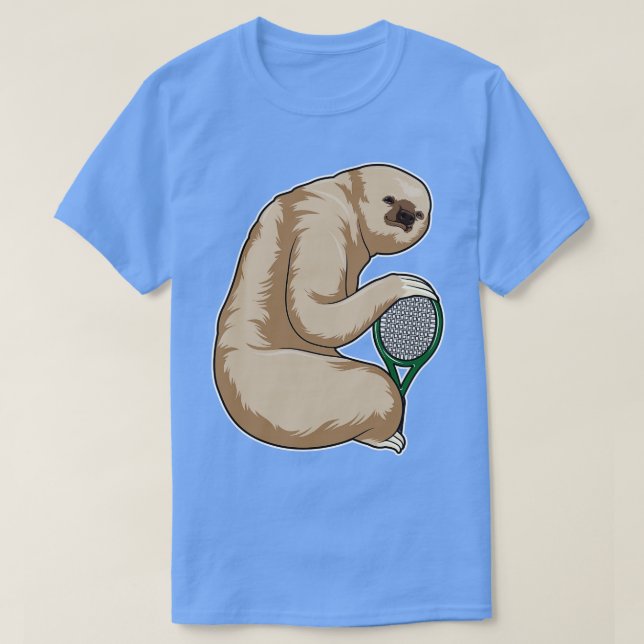 Camiseta Slots en tenis con raqueta de tenis (Diseño del anverso)