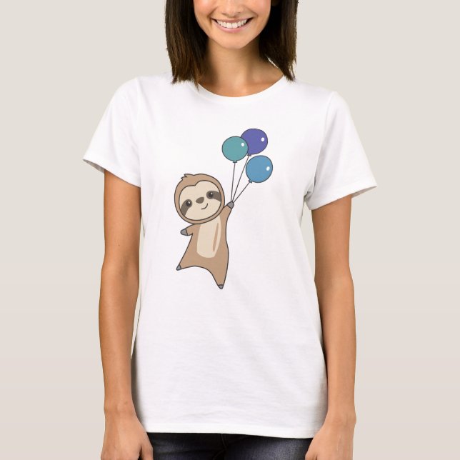 Camiseta Slots vuela con globos (Anverso)