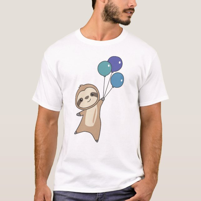 Camiseta Slots vuela con globos (Anverso)