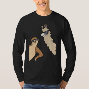 Camiseta Slots Y Llama Con Gafas De Sol Ama Lemas Y Al