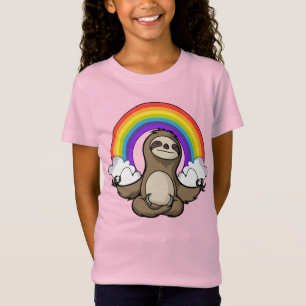 Camiseta Slove Zen Yoga Meditación Rainbow Animal