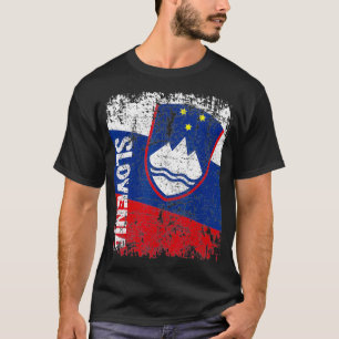 Camiseta SLOVENIA Bandera Vintage